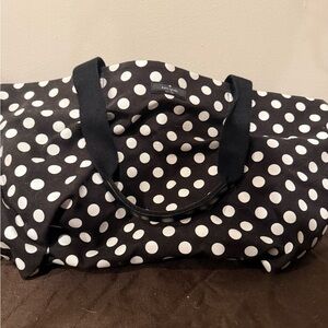 kate spade Black and White Polka Dot Tote